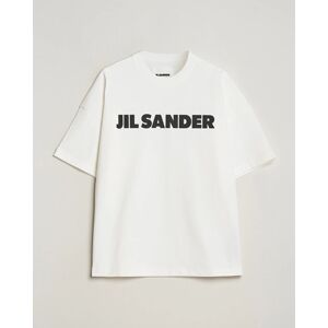 Jil Sander Round Collar Logo T-Shirt White