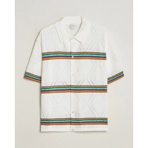 Paul Smith Cotton Knitted Short Sleeve Shirt White