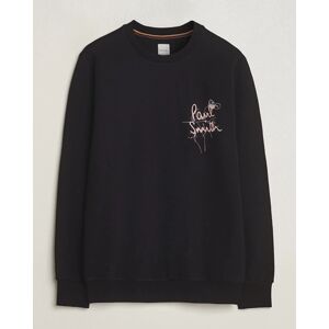 Paul Smith Logo Printed Crew Neck Sweatshirt Black