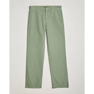 Aspesi Cotton Herringbone Pants Sage