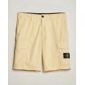 Stone Island Stretch Cotton Tela Regular Fit Cargo Shorts Beige