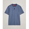 HUGO Dalile Logo Crew Neck T-Shirt Open Blue