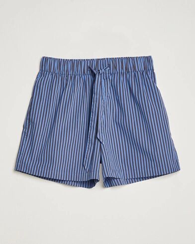 Tekla Poplin Pyjama Shorts Verneuil Stripes