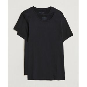 Bread & Boxers 2-Pack Crew Neck Tee Black