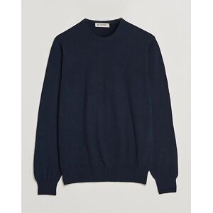 Piacenza Cashmere Cashmere Crew Neck Sweater Navy