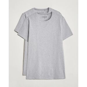 Bread & Boxers 2-Pack Crew Neck Tee Grey Melange