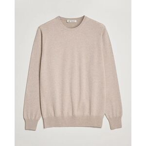 Piacenza Cashmere Cashmere Crew Neck Sweater Beige