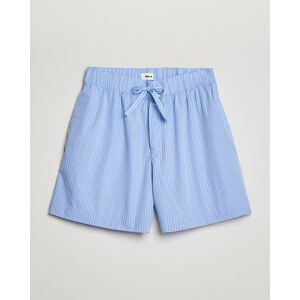 Tekla Poplin Pyjama Shorts Pin Stripes