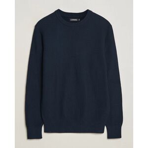 J.Lindeberg Arthur Structure Organic Cotton Crew Neck Navy