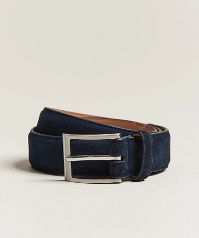 Loake 1880 William Suede Belt Navy