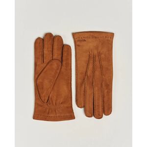 Hestra Arthur Wool Lined Suede Glove Cognac