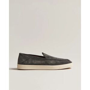 Giorgio Armani Intrecci Loafers Grey Suede