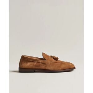 Brunello Cucinelli Tassel Loafer Whiskey Suede