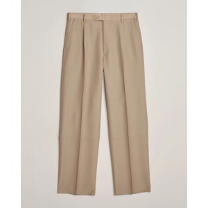 Auralee Tropical Wool/Mohair Slacks Beige