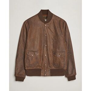RRL Wright Leather Jacket Brown