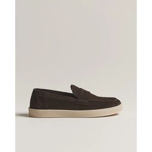 Canali Summer Loafers Dark Brown Suede