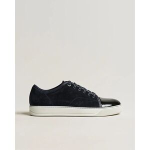 Lanvin Patent Cap Toe Sneaker Navy