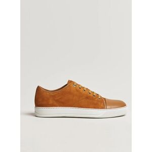 Lanvin Nappa Cap Toe Sneaker Brown