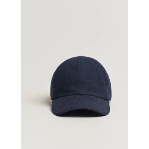 Wigens Baseball Classic Melton Wool Blue Melange