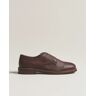 Brunello Cucinelli Plain Toe Derby Dark Brown Deerskin