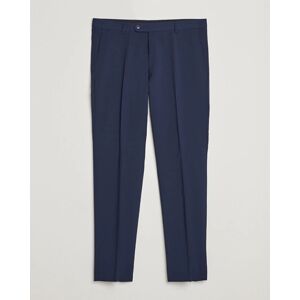 Oscar Jacobson Denz Wool Stretch Trousers Blue