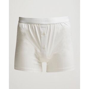 Sunspel Superfine Two Button Cotton White