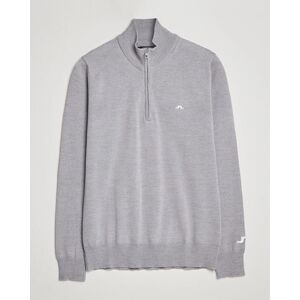 J.Lindeberg Kian Tour Merino Half Zip Grey Melange