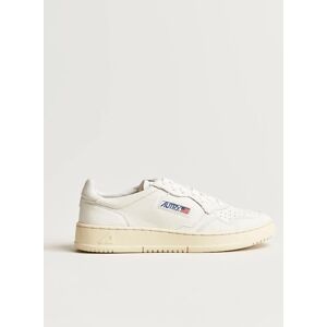 Autry Medalist Low Super Soft Goat Leather Sneaker White