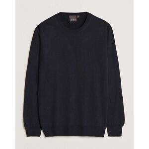 Oscar Jacobson Custer Merino Wool Roundneck Navy