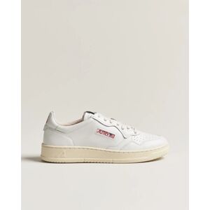 Autry Medalist Low Leather Sneaker White/Red