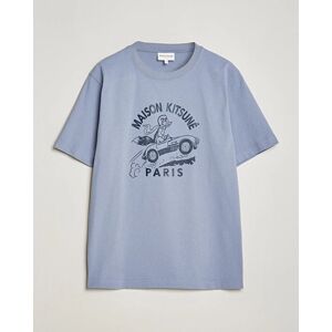 Maison Kitsuné Racing Fox T-Shirt Duster Blue