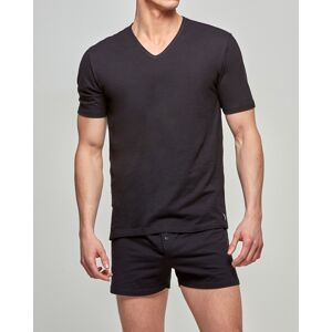 IMPETUS T-shirt d'homme Col V Pure Cotton NOIR L homme