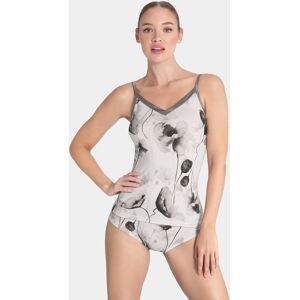 IMPETUS Top a bretelles en Modal avec imprime BEIGE M femme