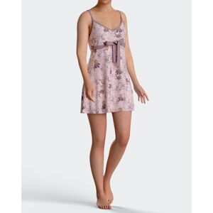 IMPETUS Chemise courte avec bretelles et imprime exotique ROSE L femme