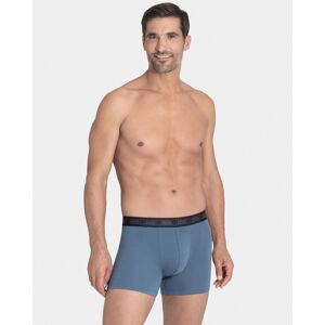 IMPETUS Lot 2 boxers d'homme unis en Coton BLEU/BLEU MARINE L homme