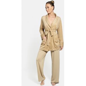 IMPETUS Peignoir Golden BEIGE L femme