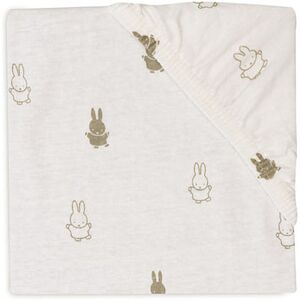 Jollein Drap-housse Jersey 60x120cm Happy Miffy Vert Olive - Drap housse