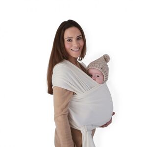Mushie Echarpe de portage bébé Mushie ivoire - Echarpe de portage