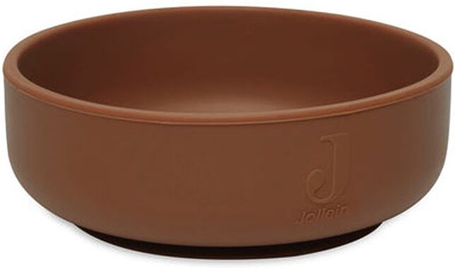 Jollein Bol Silicone Caramel - Bol bébé