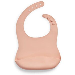 Jollein Bavoir Silicone Rose Pale - Bavoir silicone