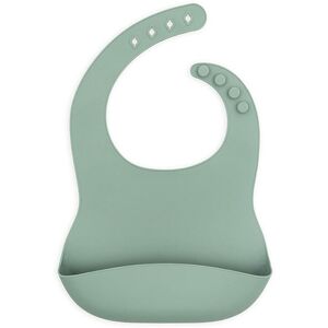 Jollein Bavoir Silicone Vert Cendré - Bavoir silicone