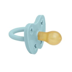 Hevea Tétine ronde caoutchouc naturel / 0+ mois Bleu - Boite unitaire - Accessoires sucette