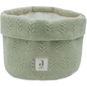 Jollein Panier de rangement Grain knit Vert Olive - Panier de rangement