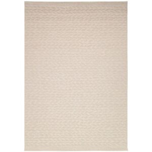 AFK Tapis intérieur exterieur LEAVES - Beige - XL - Tapis polypropylène