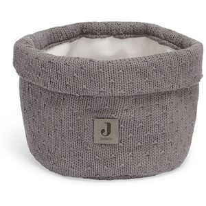 Jollein Panier de rangement Bliss Knit Gris Tempête - Panier de rangement