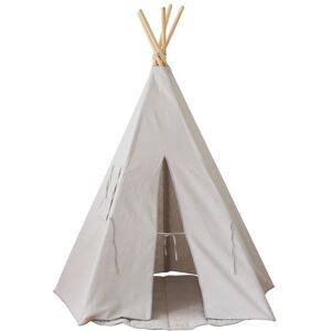 Moi Mili Tente Tipi Gris Pigeon Lin Naturel - Tipi