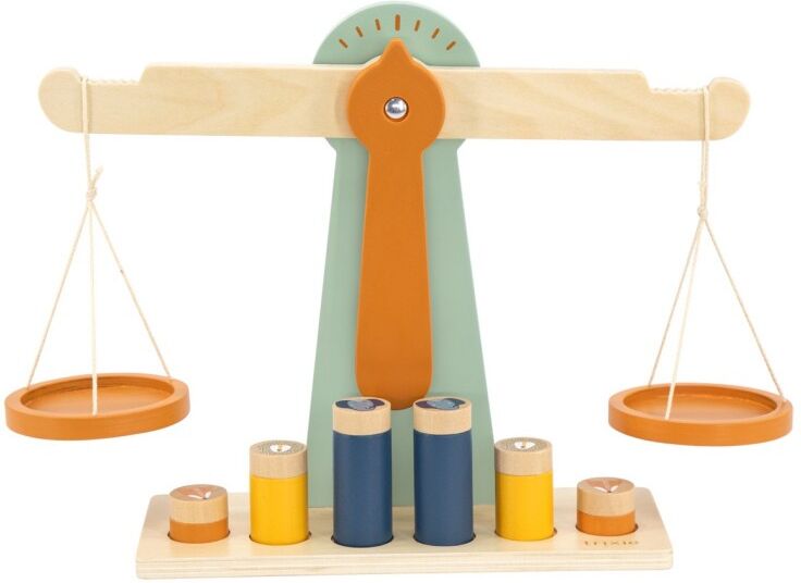 Trixie Balance en bois avec 6 poids - Jouets en bois