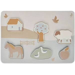 Jollein Puzzle en bois Ferme par Jollein - Jouets en bois