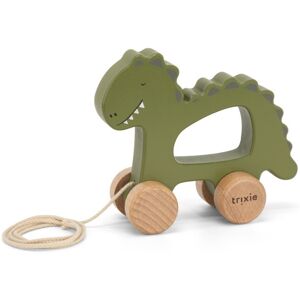 Trixie Jouet à tirer en bois Mr Dino - Jouets en bois