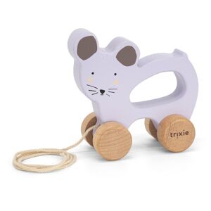 Trixie Jouet à tirer en bois Mrs Mouse - Jouets en bois